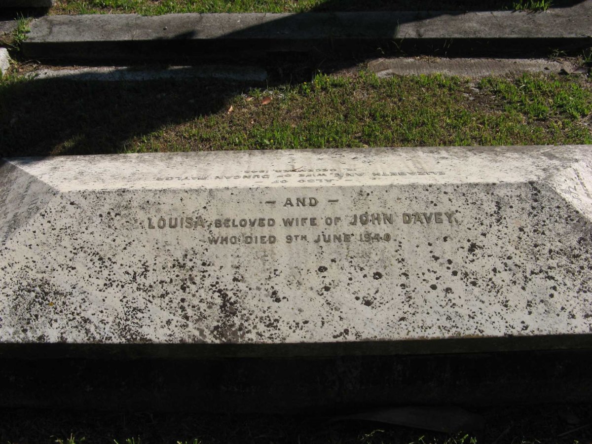 DAVEY Louisa  -1940