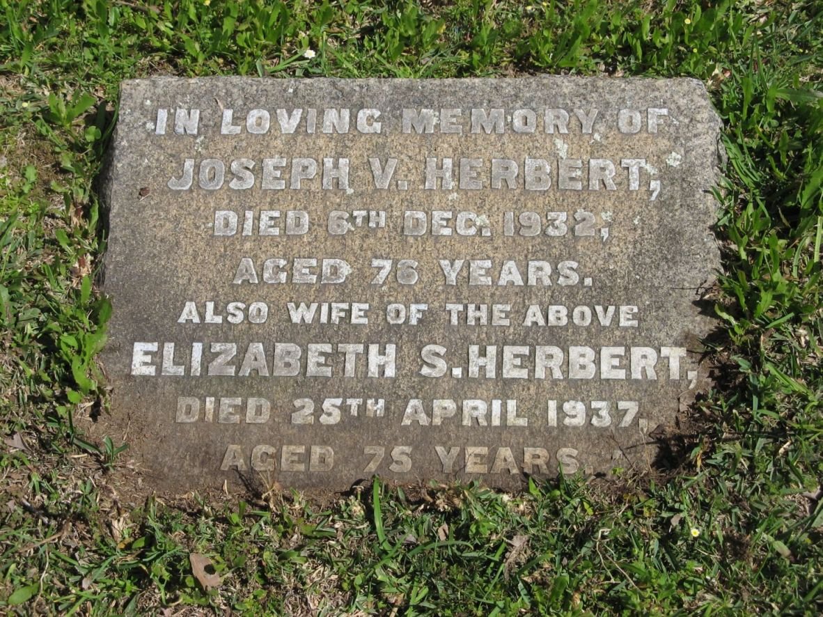 HERBERT Joseph V. -1932 &amp; Elizabeth S. -1937