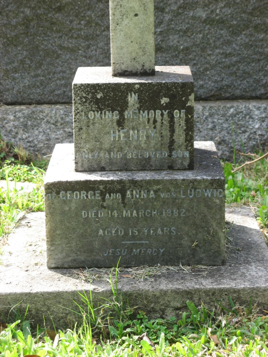 LUDWIG Henry, von -1882