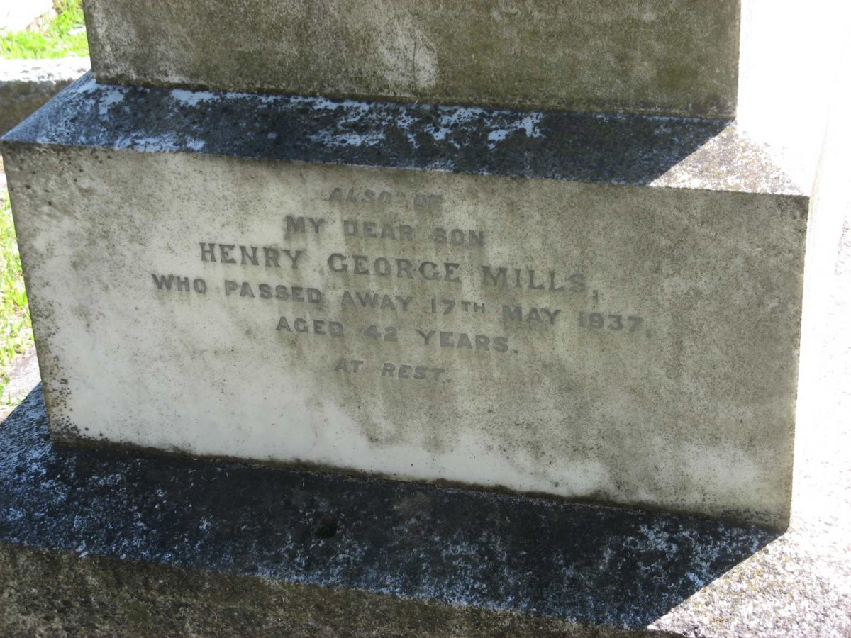 MILLS Henry George -1937