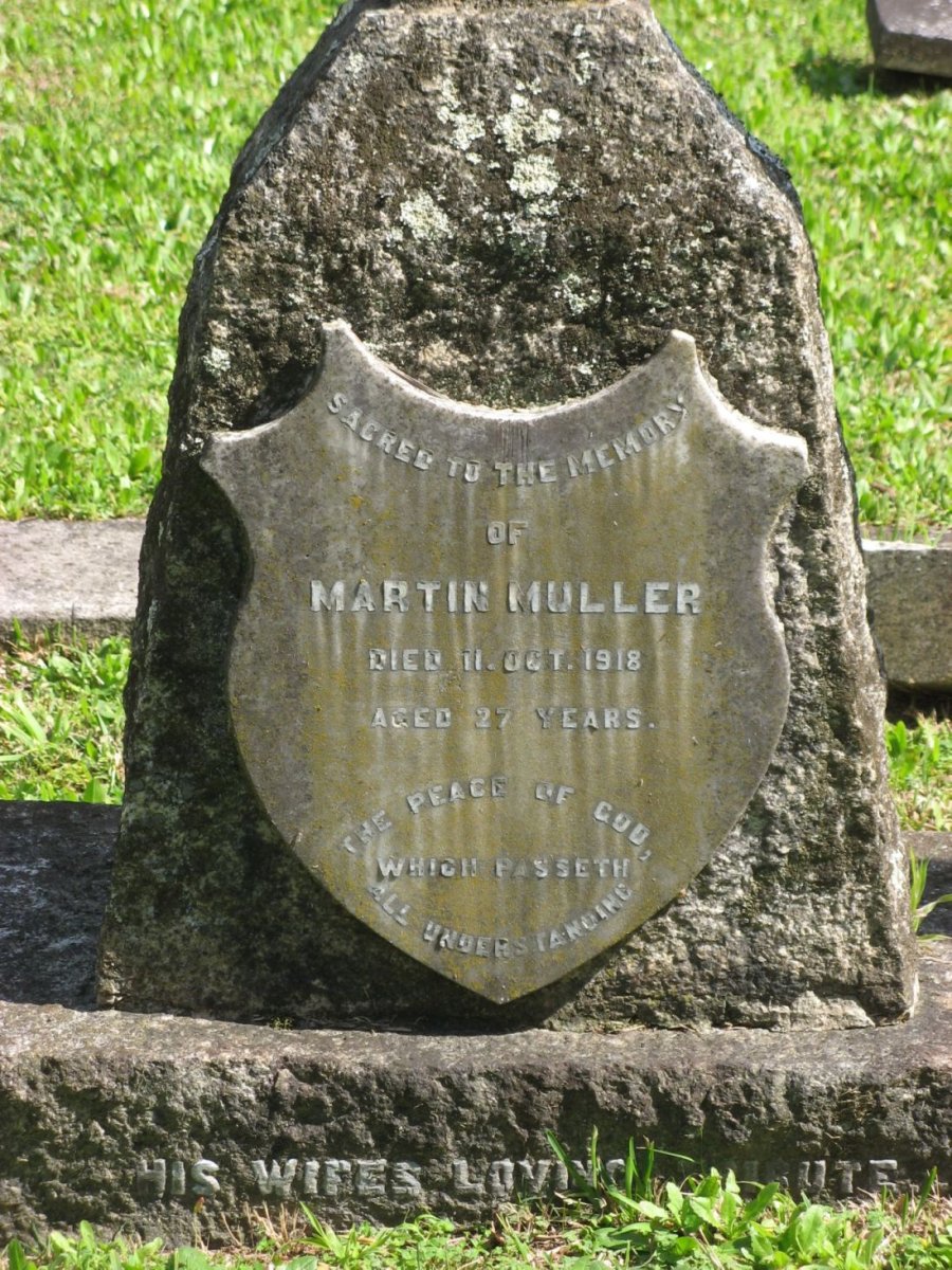 MULLER Martin -1918