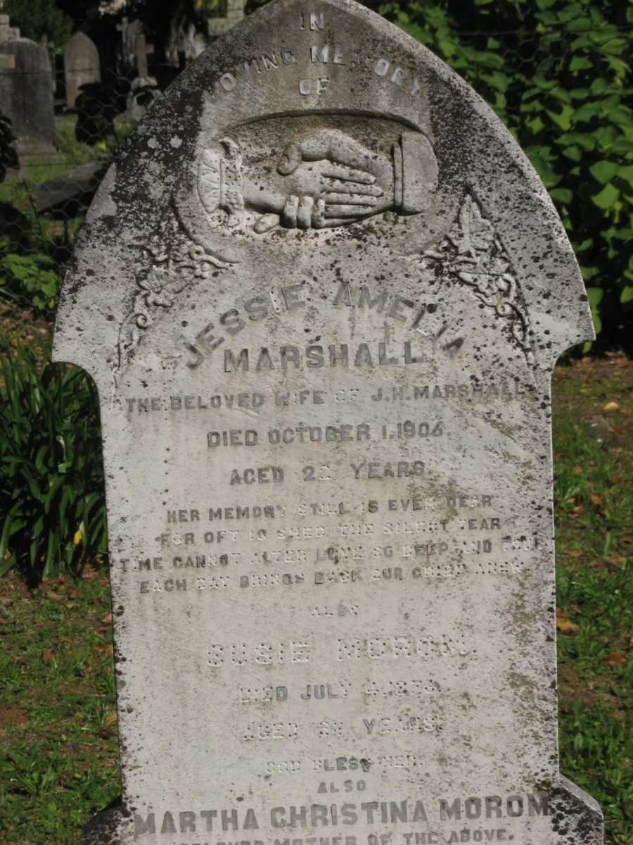 MARSHALL Jessie Amelia -1906 :: MOROM Susie :: MOROM Martha Christina 