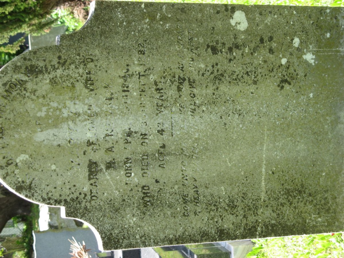 NEWKIRK Mary Ann 1840-1882