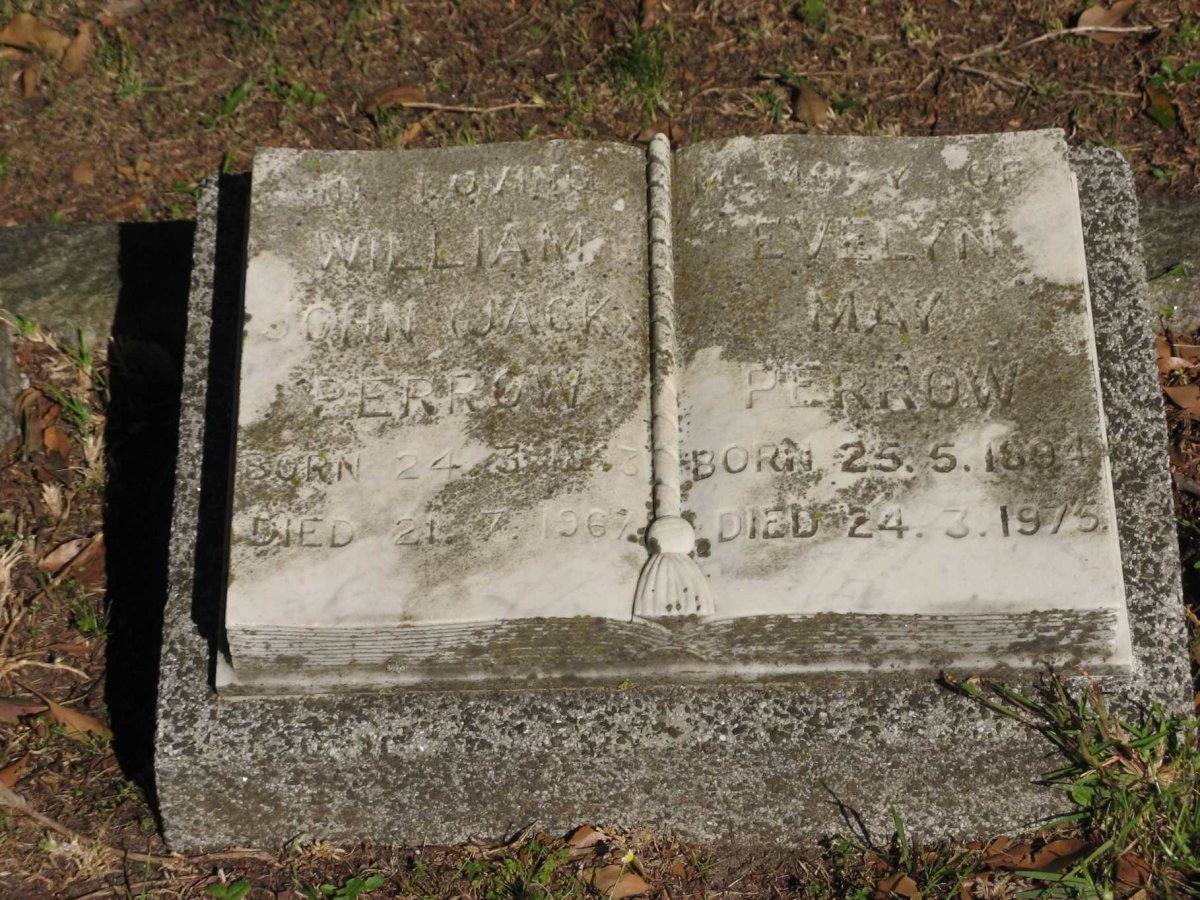 PERROW William John 1893-1967 &amp; Evelyn May 1894-1975