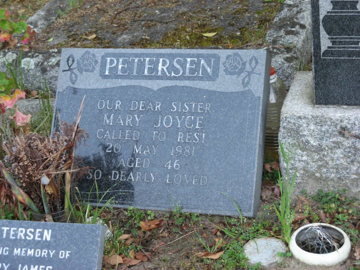 PETERSEN Mary Joyce -1981