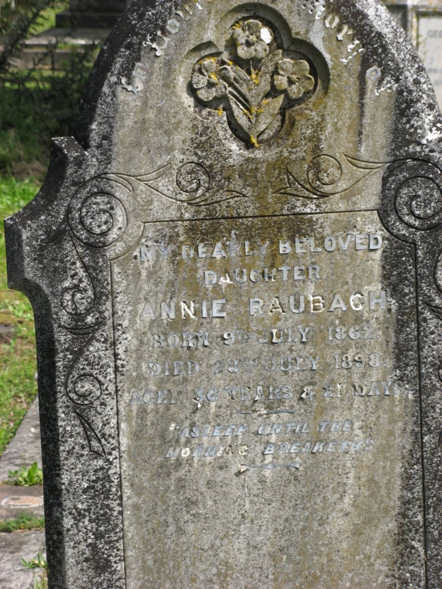 RAUBACH Annie 1862-1898