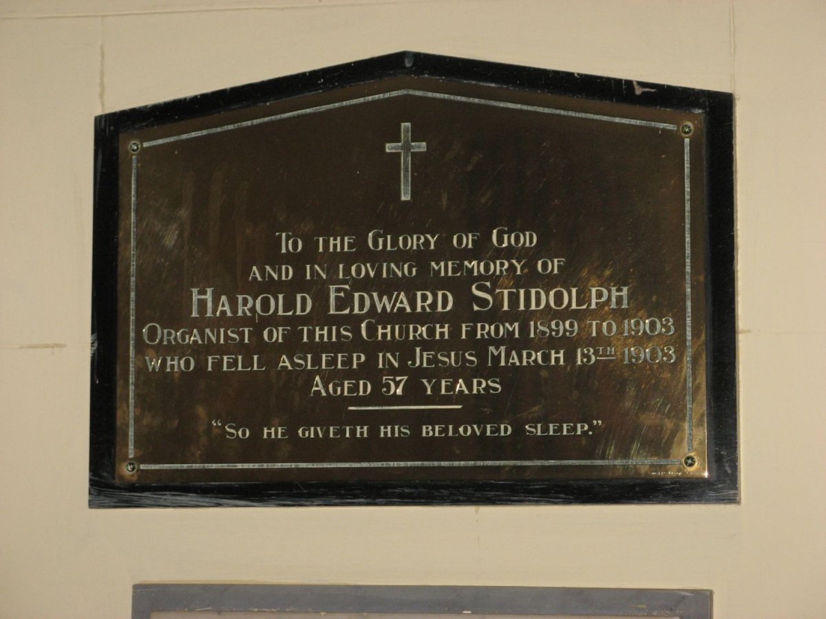 STIDOLPH Harold Edward -1903