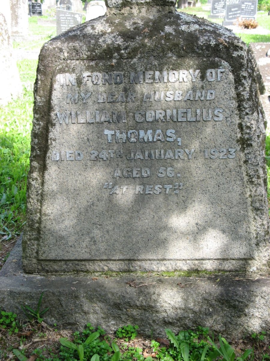 THOMAS William Cornelius -1923