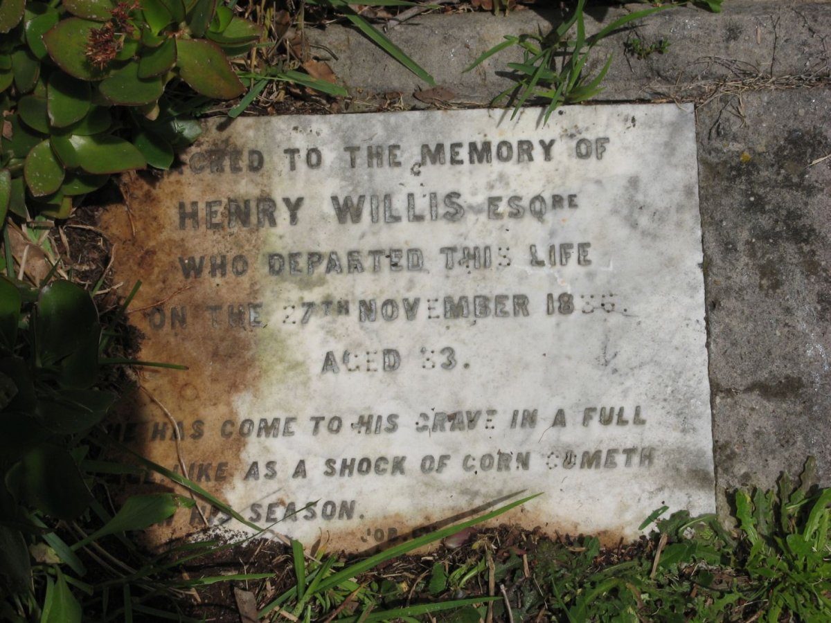 WILLIS Henry -1836