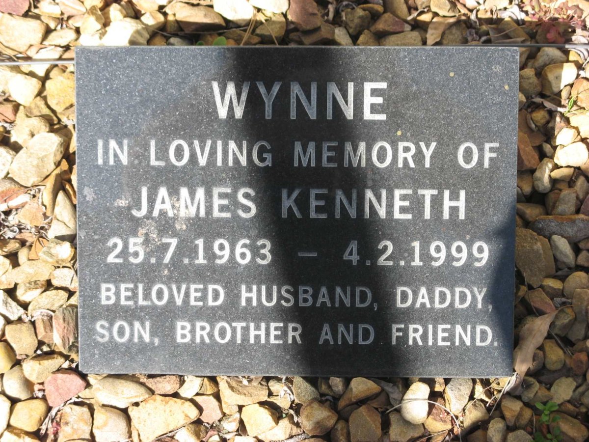 WYNNE James Kenneth 1963-1999