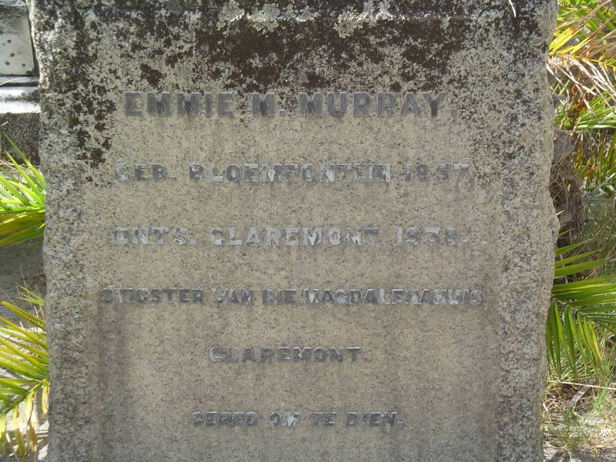 MURRAY Emmie M. 1857-1938