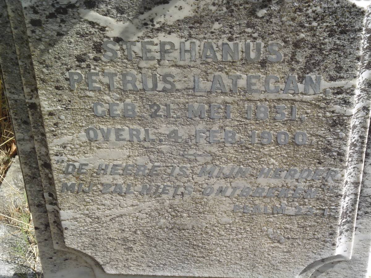 LATEGAN Stephanus Petrus 1831-1900