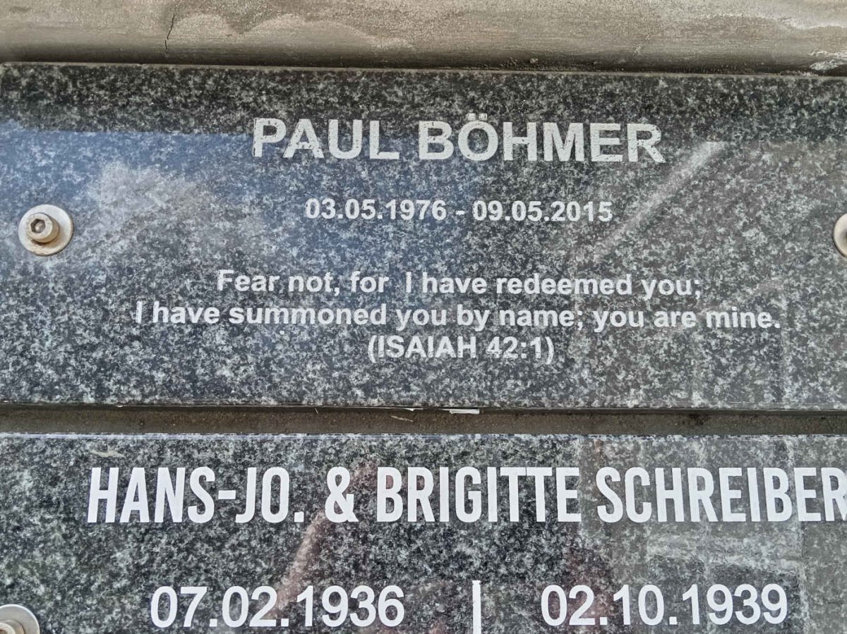 BOHMER Paul 1976-2015