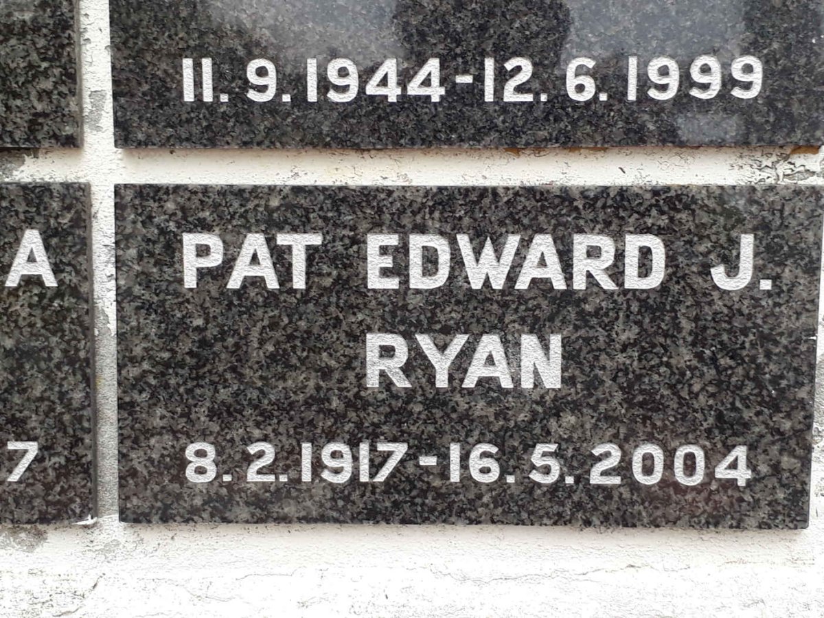 RYAN Pat Edward J. 1917-2004