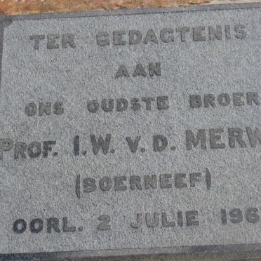 MERWE I.W., v.d. -1967