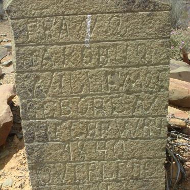 Western Cape, CERES district, Bizans Gat 84, Bassonsgat, farm cemetery