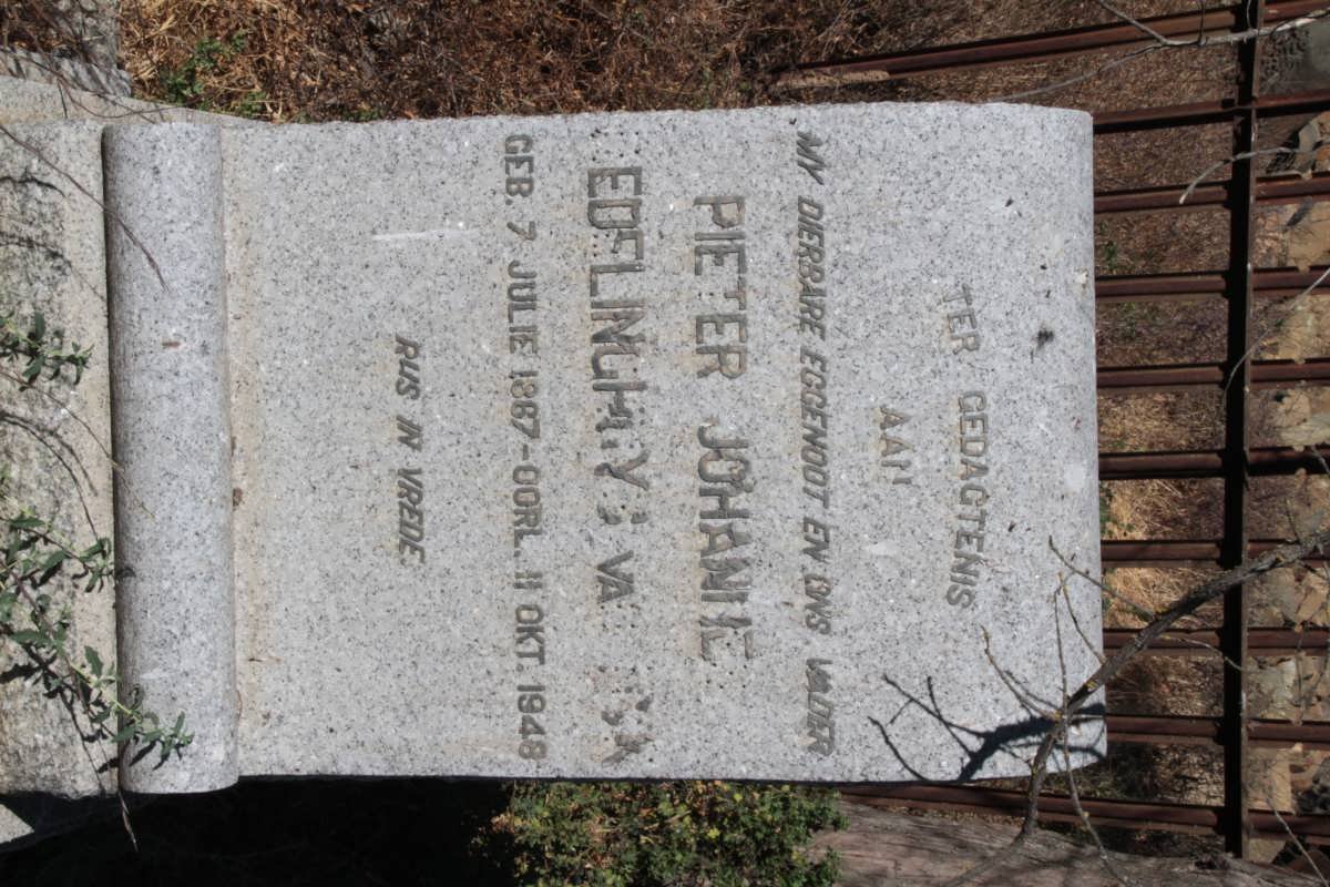 DYK Pieter Johannes Redelinghuys,  van 1867-1948