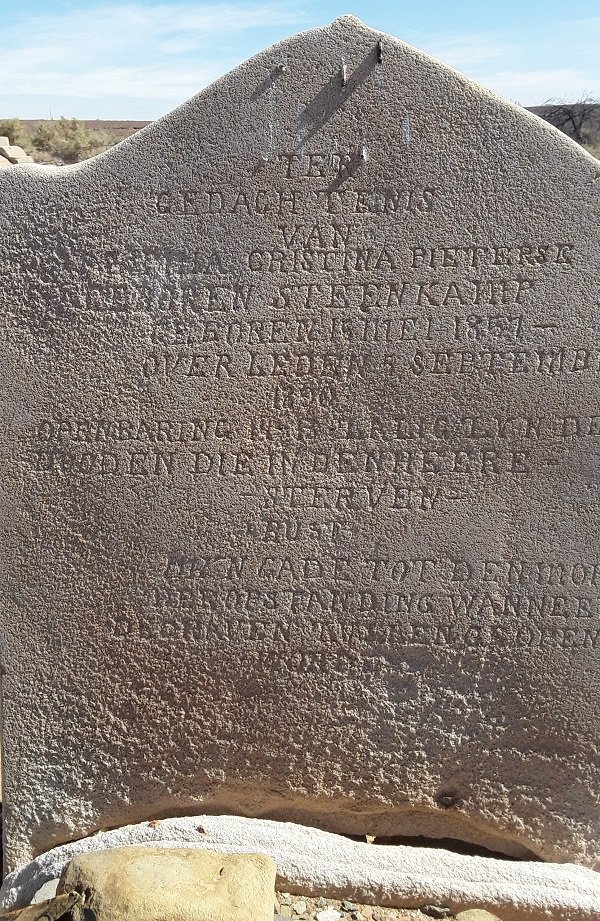 PIETERSE Sophia Cristina nee STEENKAMP 18?7-1890