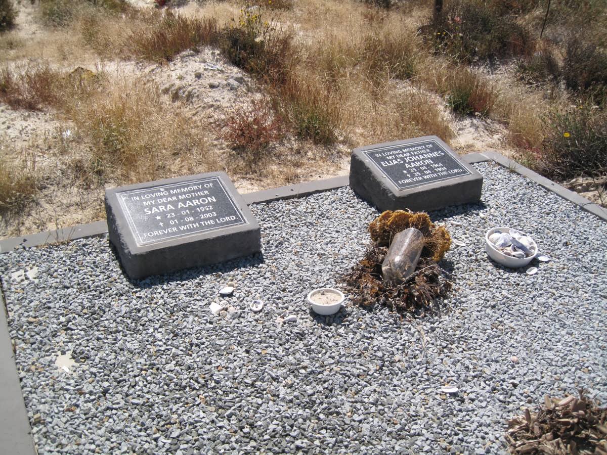 AARON Elias Johannes 1964-1994 &amp; Sara 1952-2003