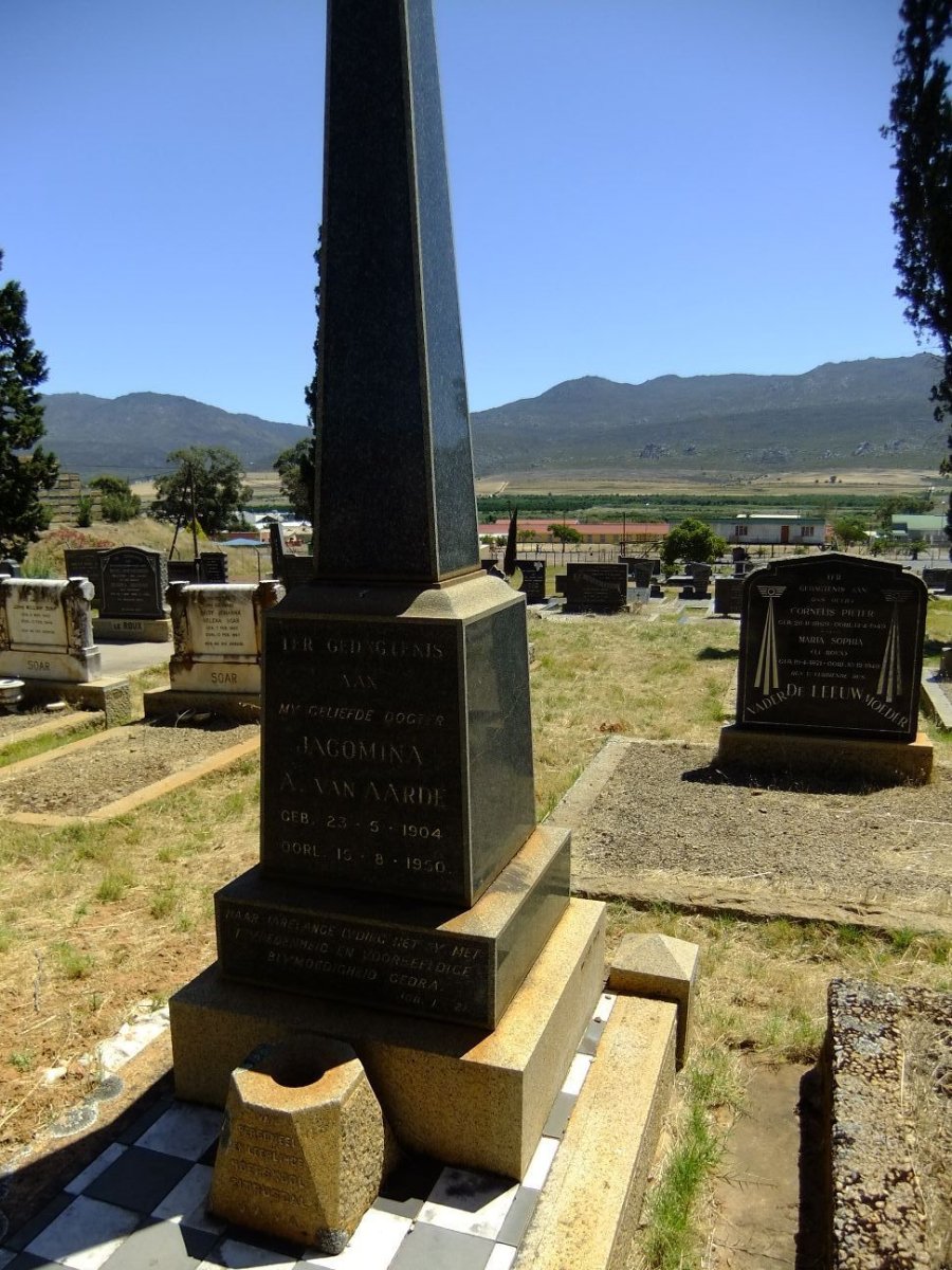 AARDE Jacomina A., van 1904-1950