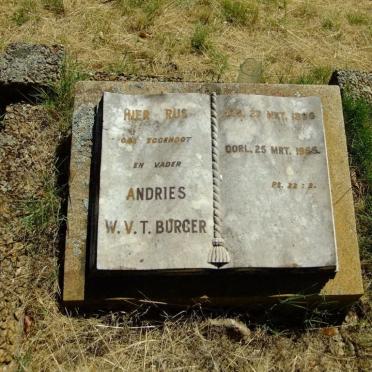 BURGER Andries W.V.T. 1896-1955