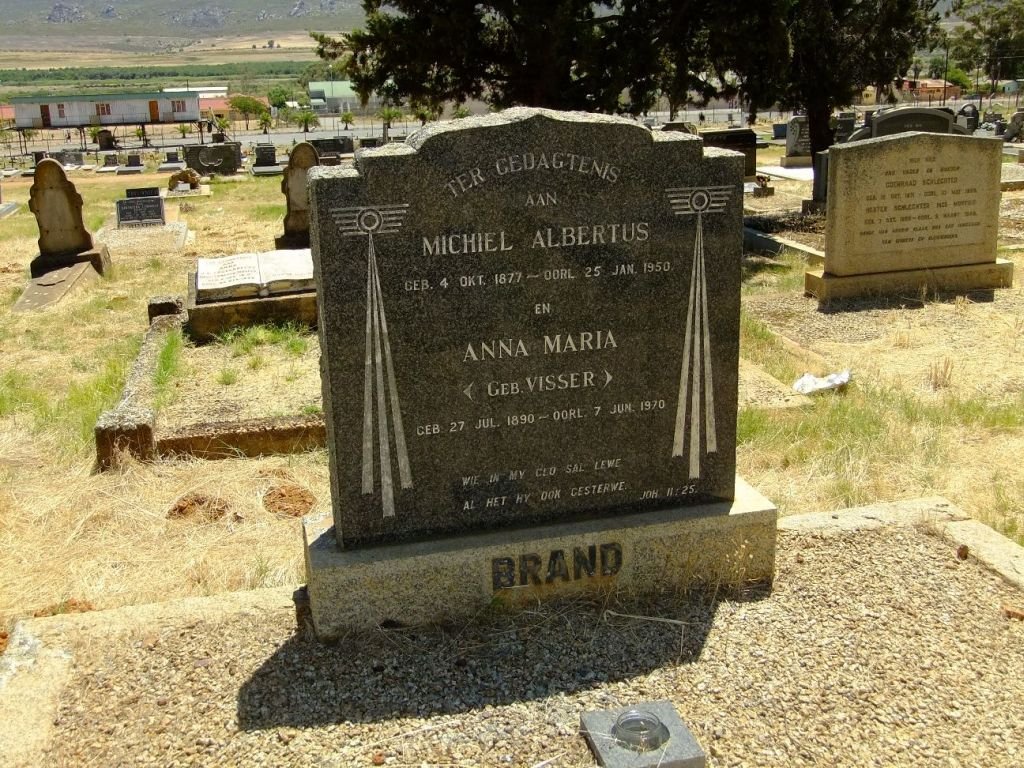 BRAND Michiel Albertus 1877-1950 &amp; Anna Maria VISSER 1890-1970
