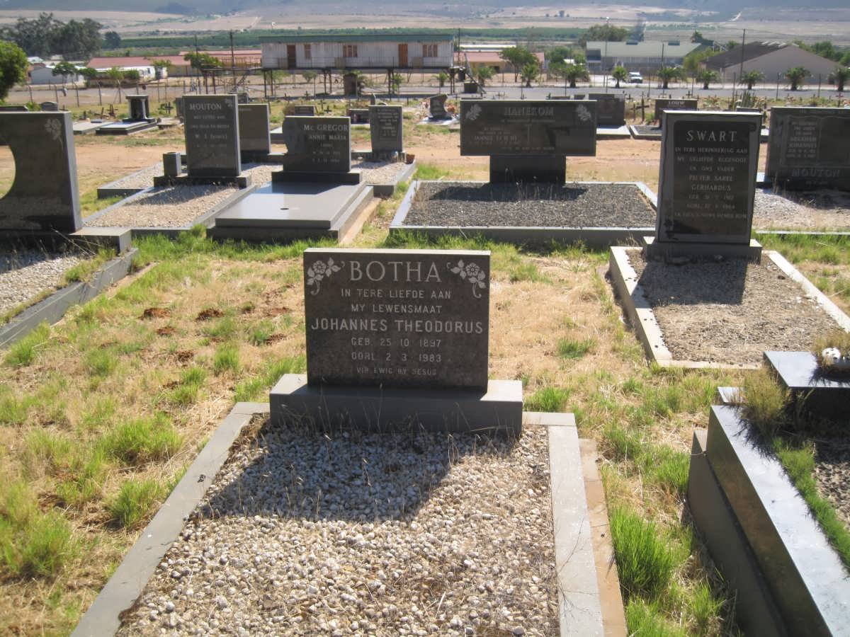 BOTHA Johannes Theodorus 1897-1983
