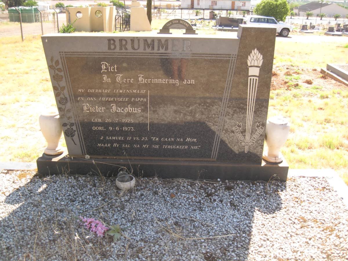 BRUMMER Pieter Jacobus 1925-1973