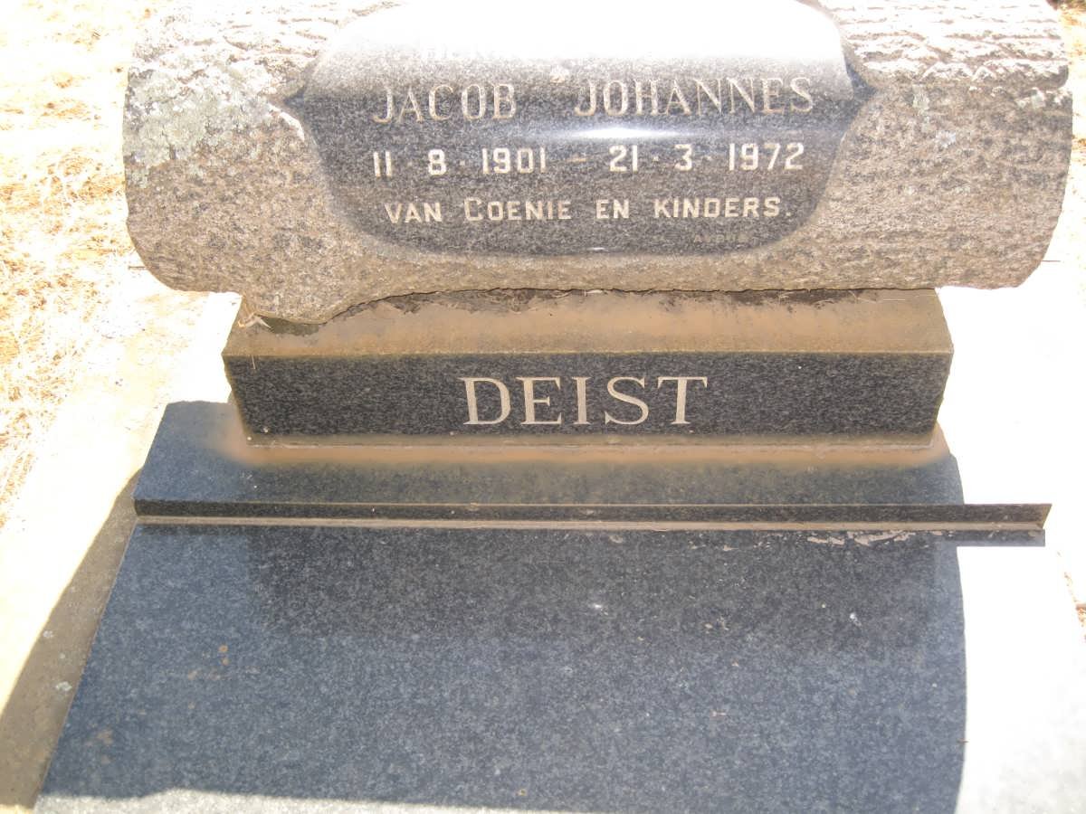 DEIST Jacob Johannes 1901-1972