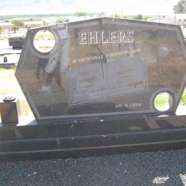 EHLERS Johannes Hendrik 1928-1983 &amp; Christina Sophia THERON 1931-