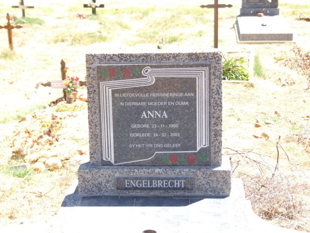 ENGELBRECHT Anna 1950-2003