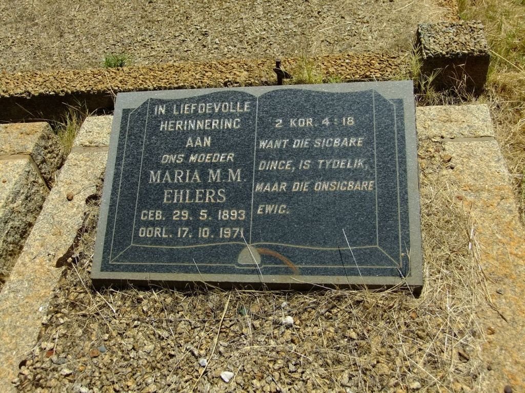EHLERS Maria M.M. 1893-1971