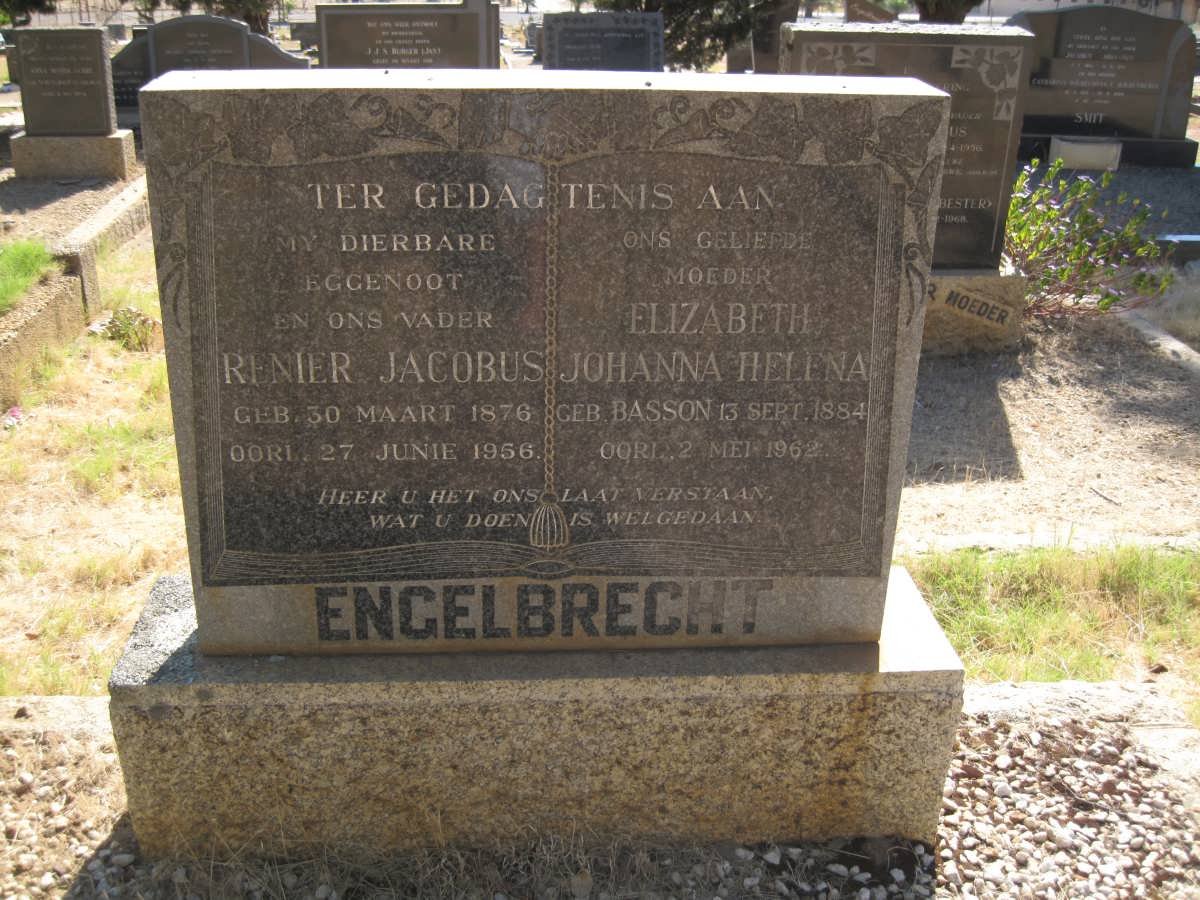 ENGELBRECHT Renier Jacobus 1876-1956 &amp; Elizabeth Johanna Helena BASSON 1884-1962