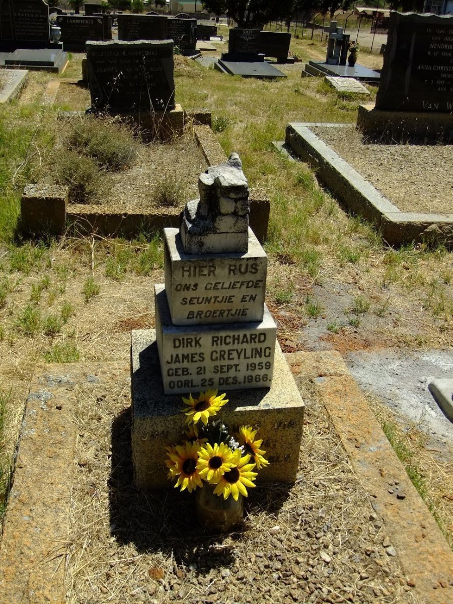 GREYLING Dirk Richard James 1959-1966