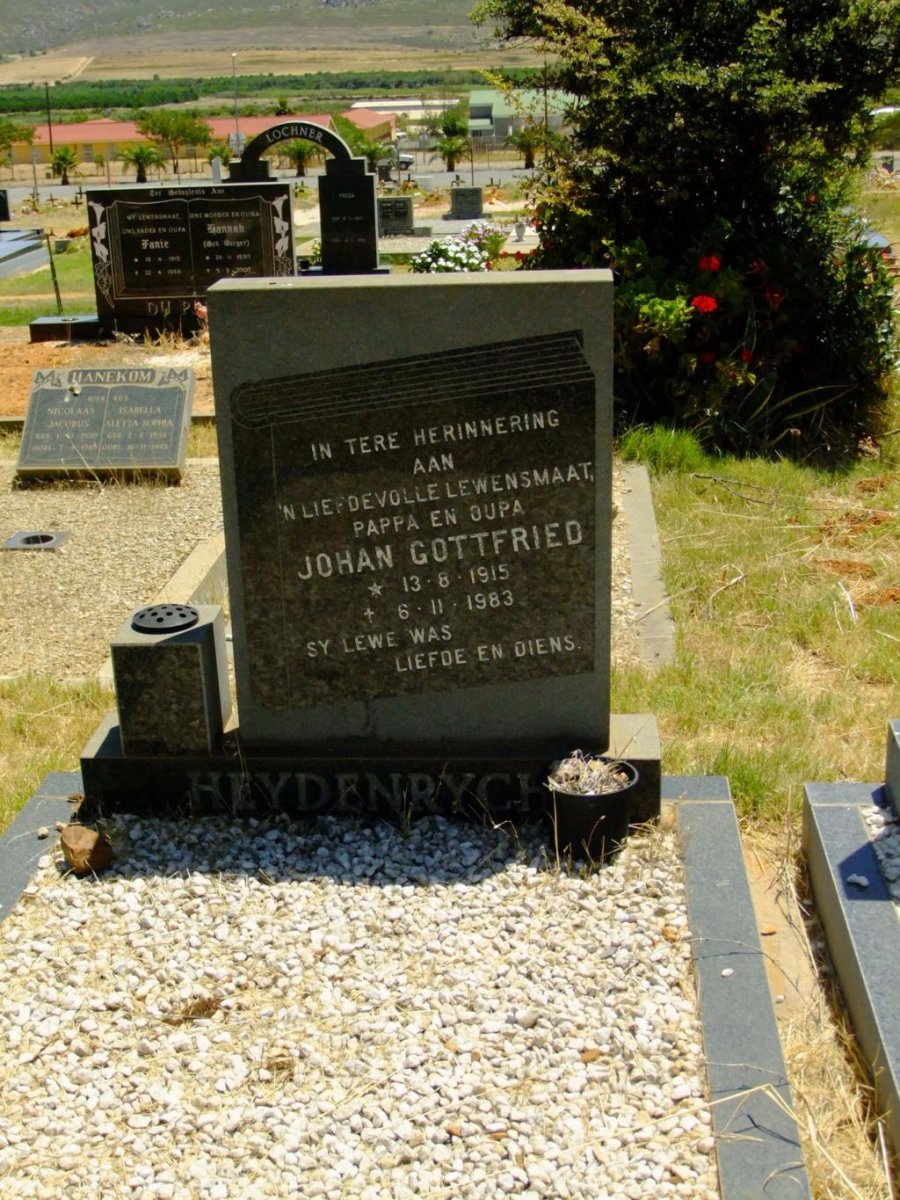HEYDENRYCH Johan Gottfried 1915-1983