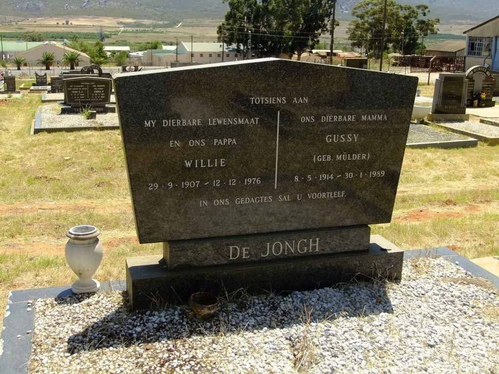 JONGH Willie, de 1907-1976 &amp; Gussy MÜLDER 1914-1989