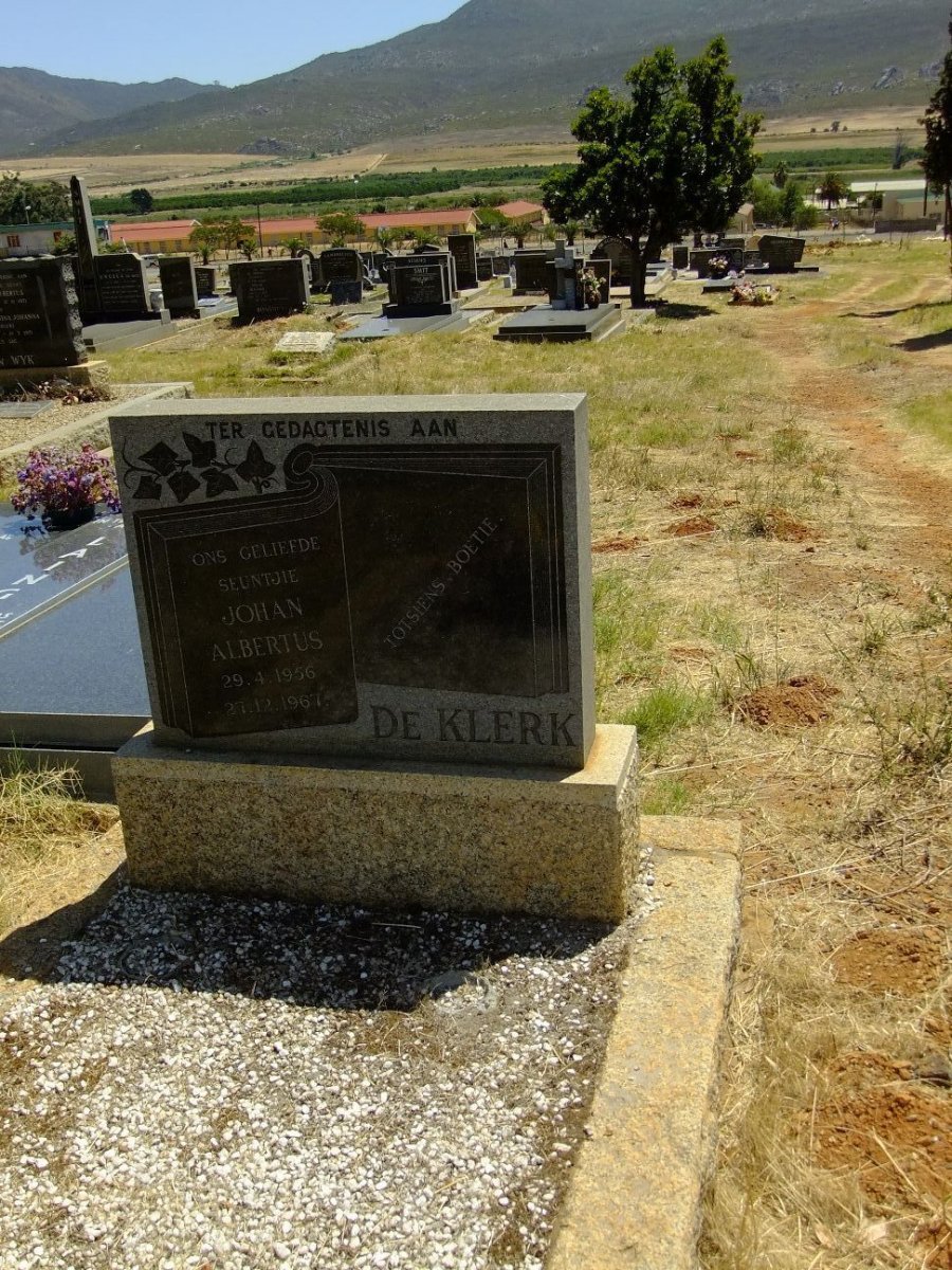 KLERK Johan Albertus, de 1956-1967