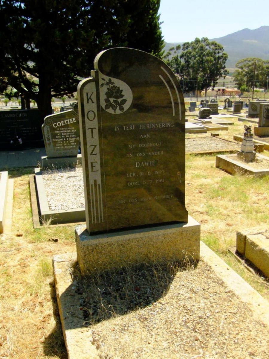 KOTZE Dawie 1927-1961