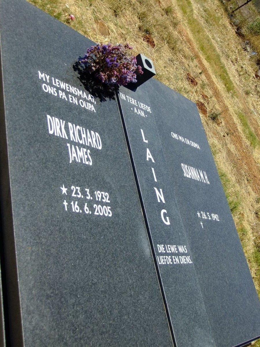 LAING Dirk Richard James 1932-2005 &amp; Susanna 1942-
