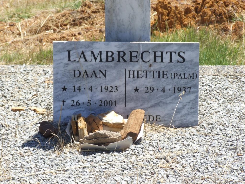 LAMBRECHTS Daan 1923-2001 &amp; Hettie PALM 1937-