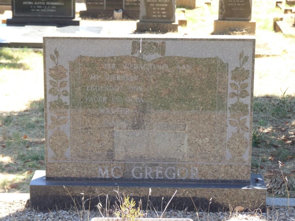 McGREGOR Walter James
