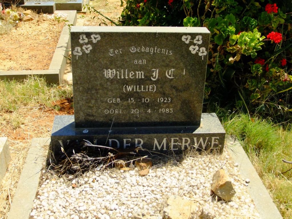 MERWE Willem J.C., van der 1923-1985