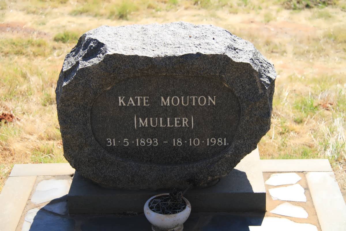 MOUTON Kate nee MULLER 1893-1981