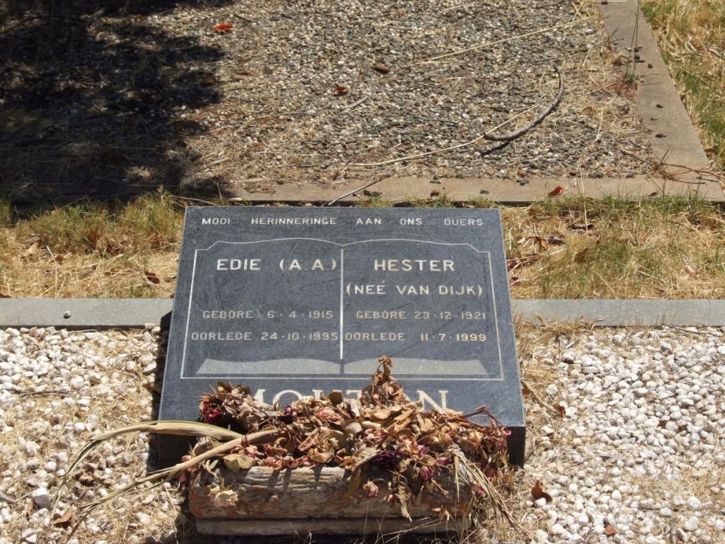 MOUTON Edie 1915-1995 &amp; Hester VAN DIJK 1921-1999