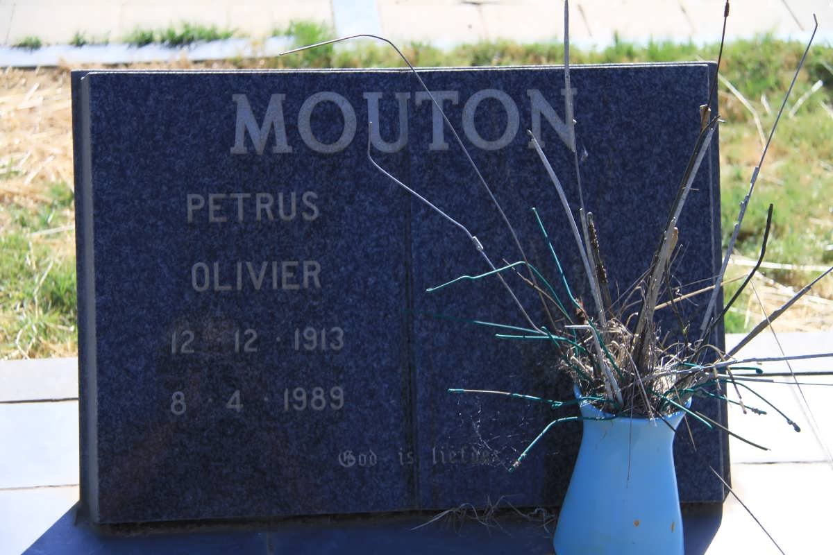 MOUTON Petrus Olivier 1913-1989