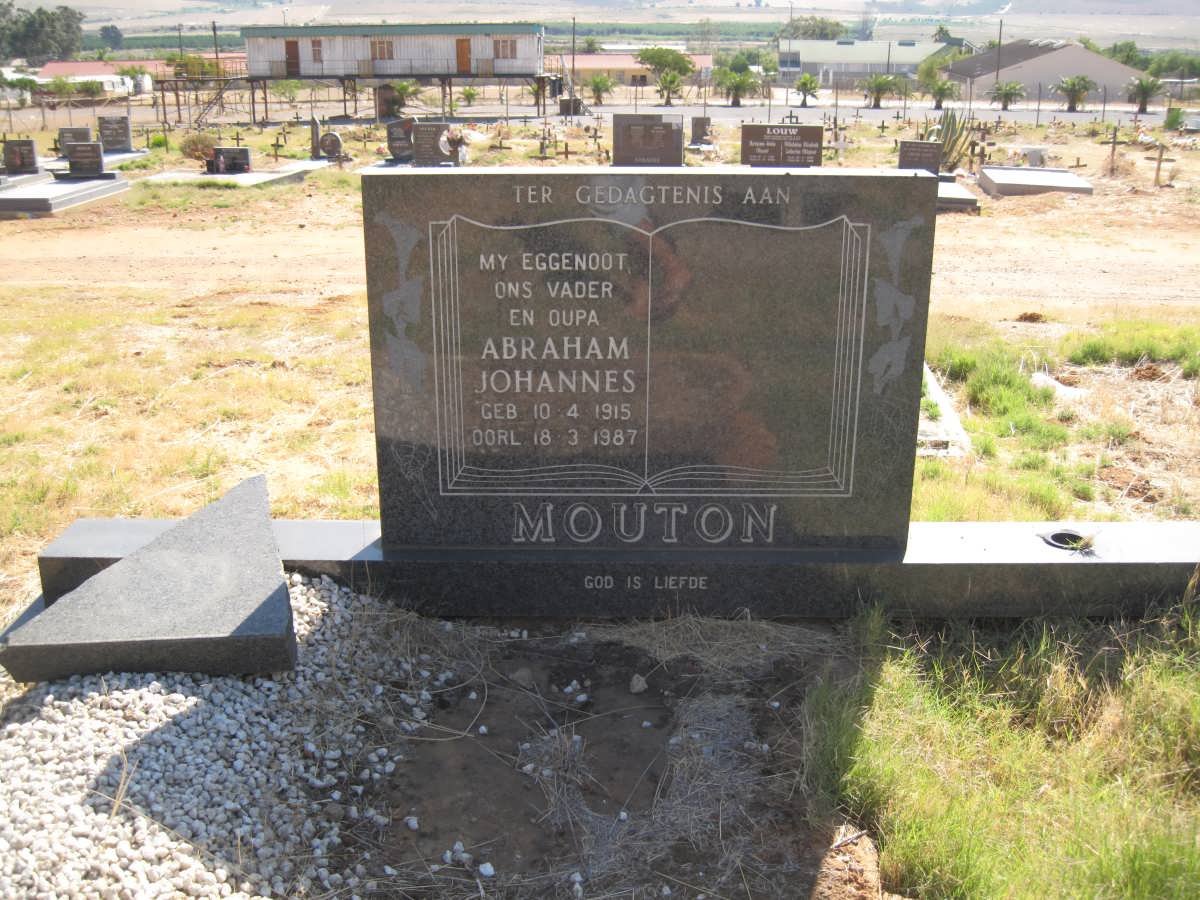 MOUTON Abraham Johannes 1915-1987