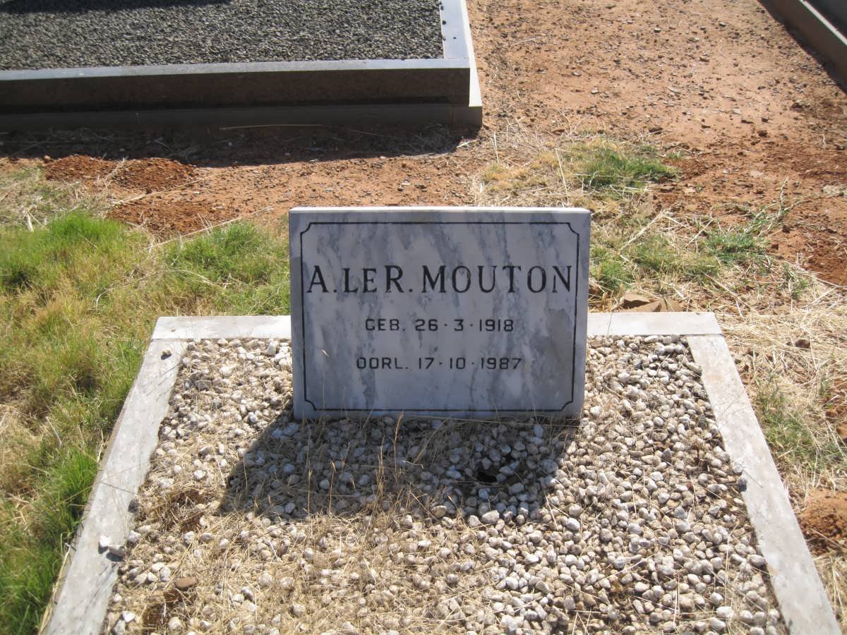 MOUTON A. Le R. 1918-1987