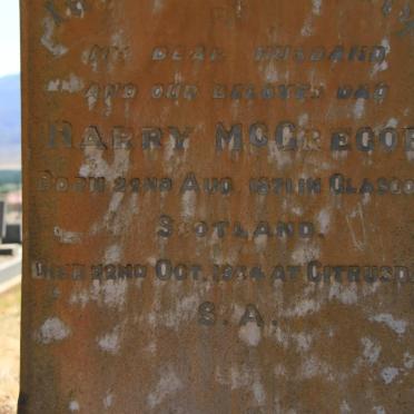McGREGOR Harry 1871-19?4