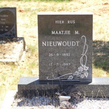 Nieuwoudt, Maatjie M.