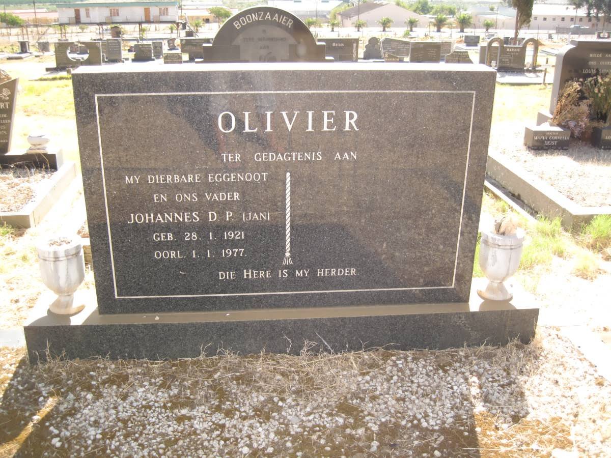 OLIVIER Johannes D.P. 1921-1977